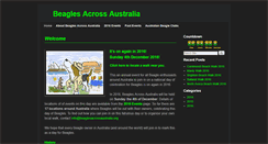 Desktop Screenshot of beaglesacrossaustralia.org