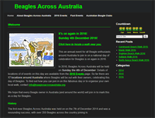 Tablet Screenshot of beaglesacrossaustralia.org